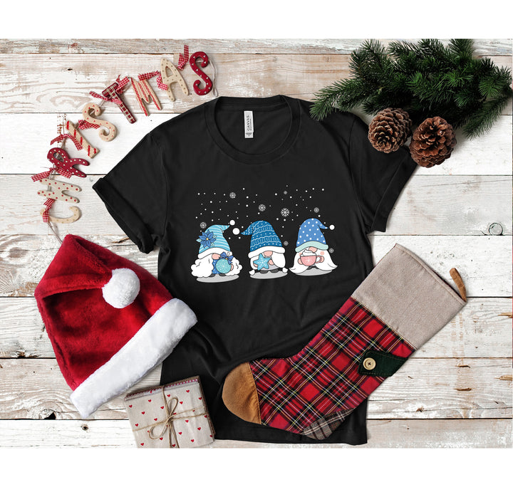 Cute Gnomes Christmas T-Shirt | Ho Ho Ho Holiday Tee