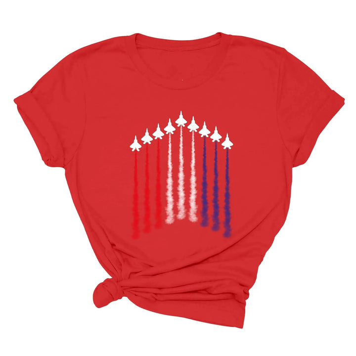 Air Force Shirt - Red, White & Blue Patriotic Tee for 4th of July & Memorial Day Shirtprintingcenter