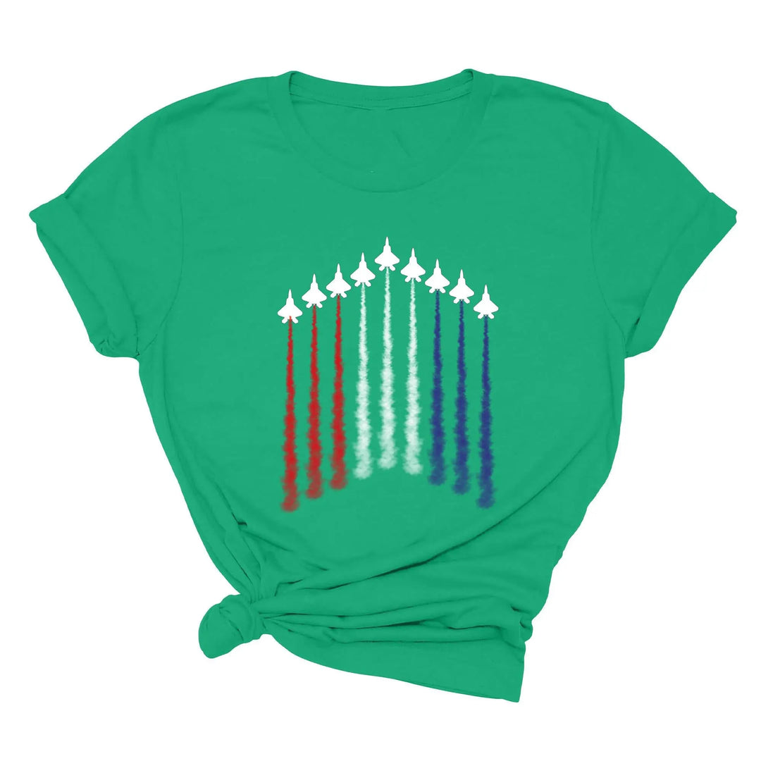 Air Force Shirt - Red, White & Blue Patriotic Tee for 4th of July & Memorial Day Shirtprintingcenter
