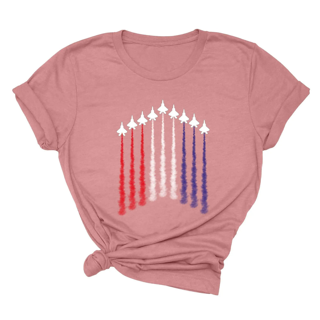 Air Force Shirt - Red, White & Blue Patriotic Tee for 4th of July & Memorial Day Shirtprintingcenter