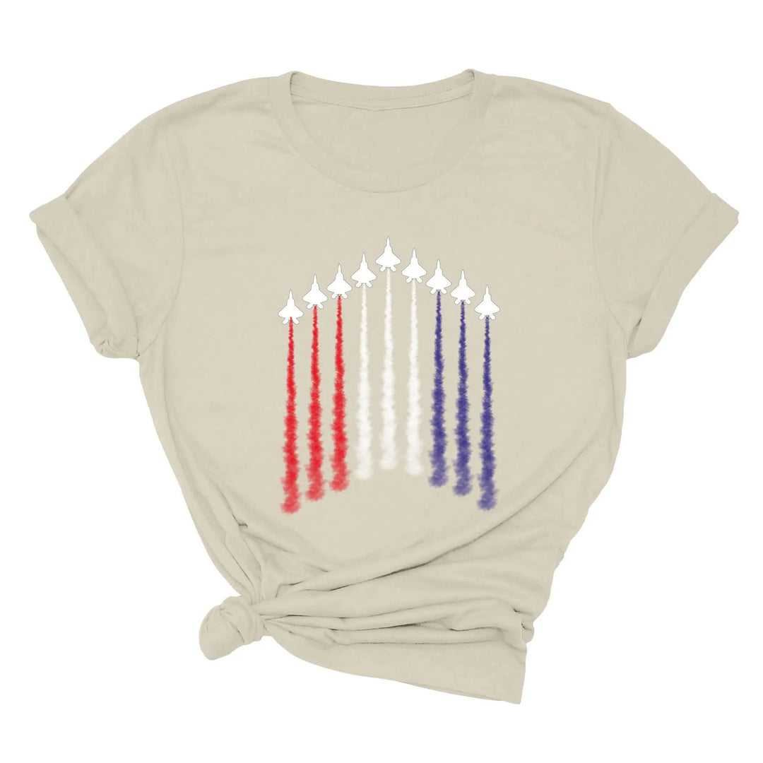 Air Force Shirt - Red, White & Blue Patriotic Tee for 4th of July & Memorial Day Shirtprintingcenter