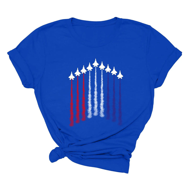Air Force Shirt - Red, White & Blue Patriotic Tee for 4th of July & Memorial Day Shirtprintingcenter