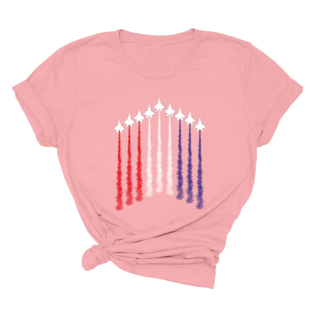 Air Force Shirt - Red, White & Blue Patriotic Tee for 4th of July & Memorial Day Shirtprintingcenter