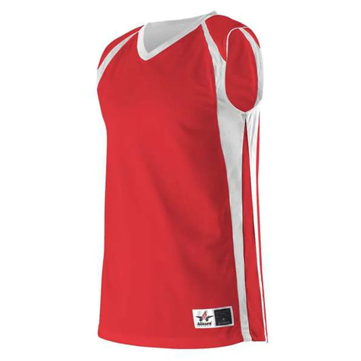 Camiseta de baloncesto reversible para mujer de Alleson Athletic - 54MMRW