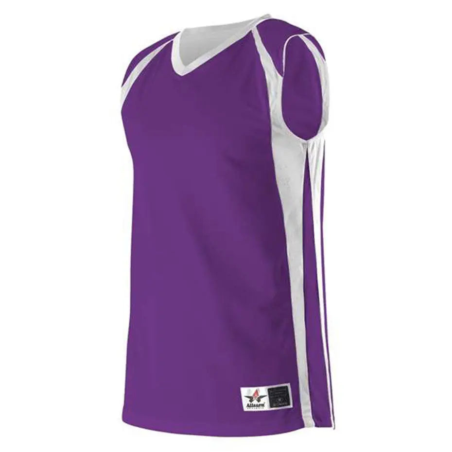 Camiseta de baloncesto reversible para mujer de Alleson Athletic - 54MMRW