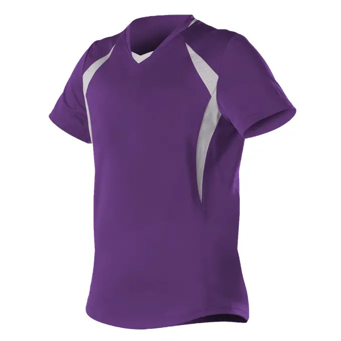Alleson Athletic - Camiseta de manga corta de lanzamiento rápido para mujer - 552JW
