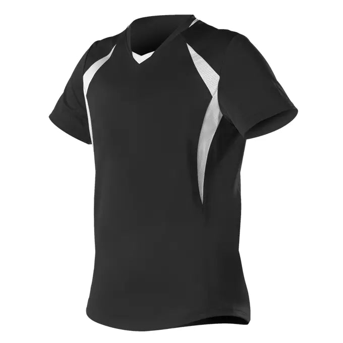 Alleson Athletic - Camiseta de manga corta de lanzamiento rápido para mujer - 552JW
