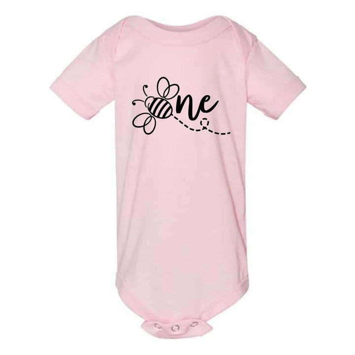 Bee One 1st Birthday Bodysuit - Baby Shower Gift & Announcement Shirtprintingcenter