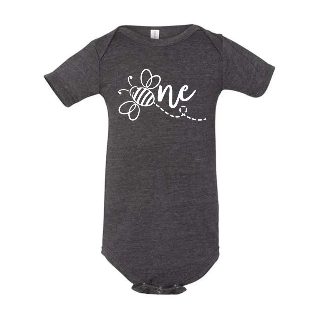 Bee One 1st Birthday Bodysuit - Baby Shower Gift & Announcement Shirtprintingcenter