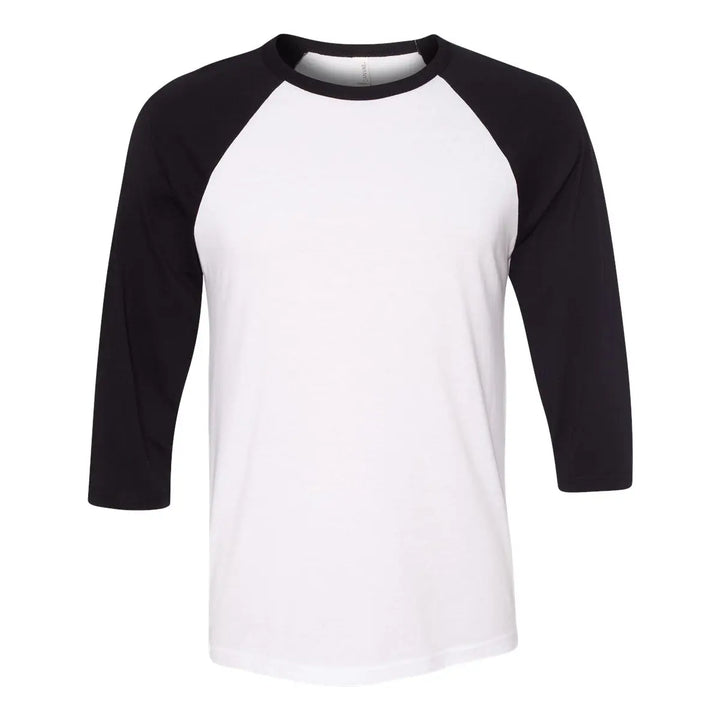 Bella + Canvas Sleeve 3200 Unisex, Youth, Toddler 3/4-Baseball T-Shirt, Raglan Tshirt Shirtprintingcenter