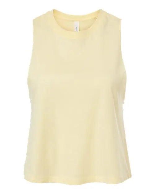 Bella + Canvas Women's Racerback Crop Tank - 6682 Shirtprintingcenter
