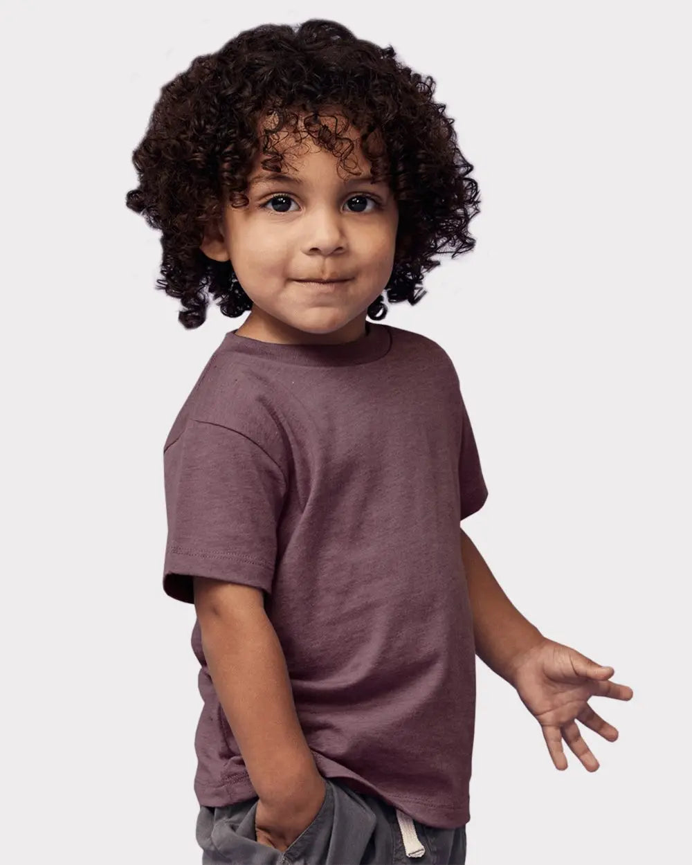 Camiseta de jersey de manga corta Bella+Canvas para niño pequeño 3001T-3001TCVC 