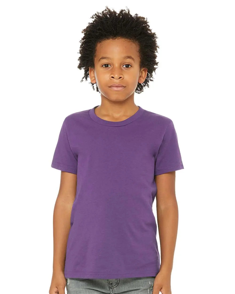 Camiseta de manga corta juvenil Bella+Canvas personalizada (3001Y-3001YCVC)