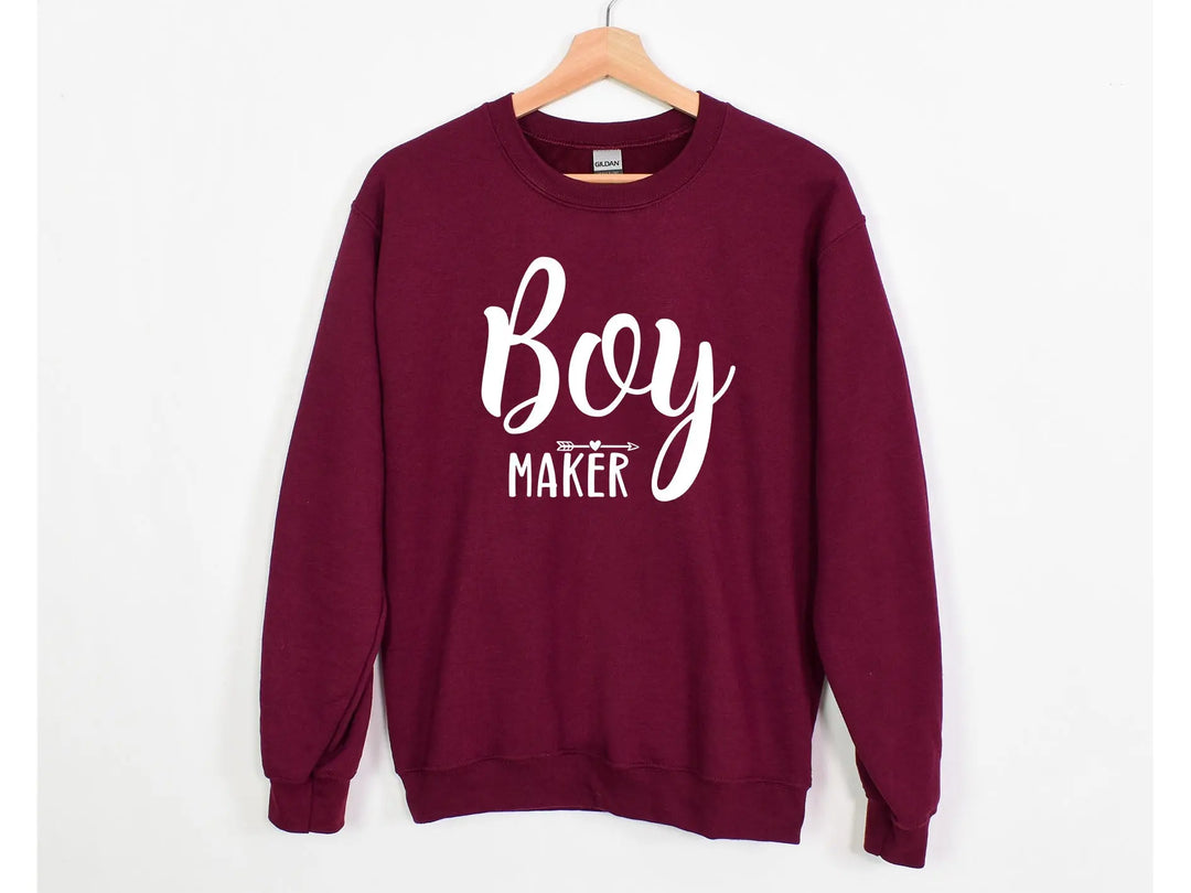 Boy Maker Sweatshirt - Funny Mom Gift for Mother's Day Shirtprintingcenter