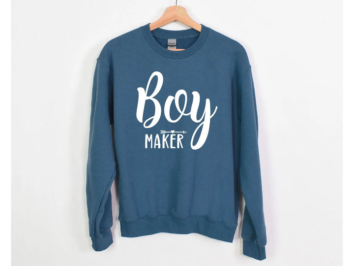 Boy Maker Sweatshirt - Funny Mom Gift for Mother's Day Shirtprintingcenter