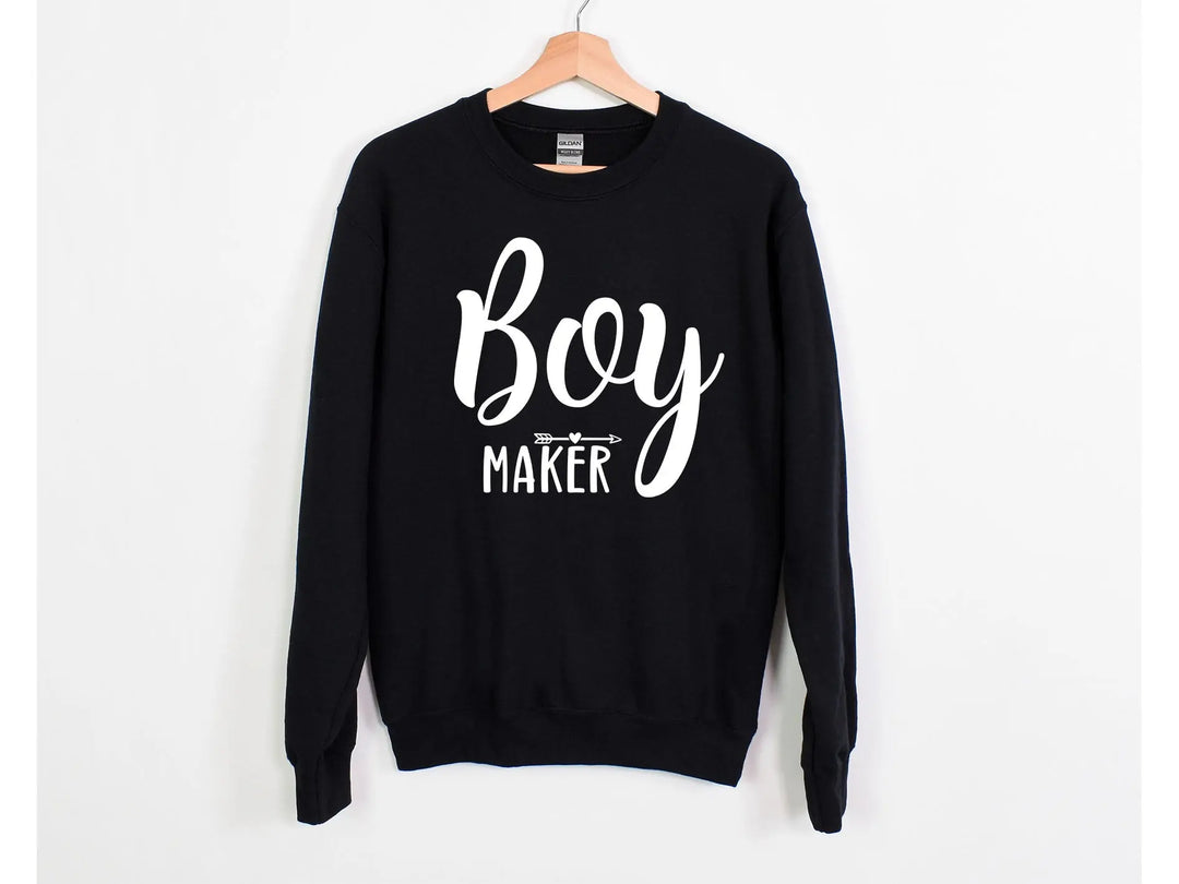 Boy Maker Sweatshirt - Funny Mom Gift for Mother's Day Shirtprintingcenter