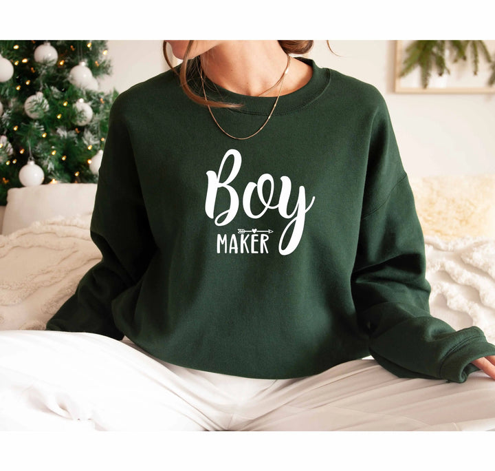 Boy Maker Sweatshirt - Funny Mom Gift for Mother's Day Shirtprintingcenter