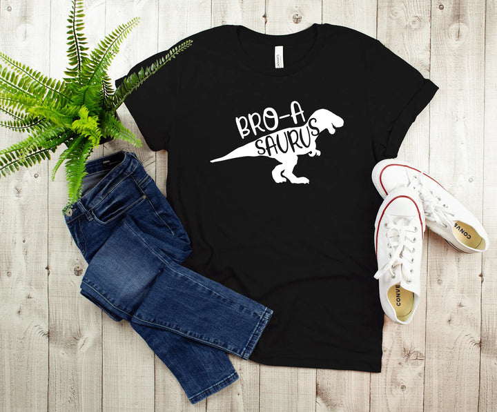 Bro A Saurus Shirt - Dinosaur Birthday Tee for Brother Shirtprintingcenter