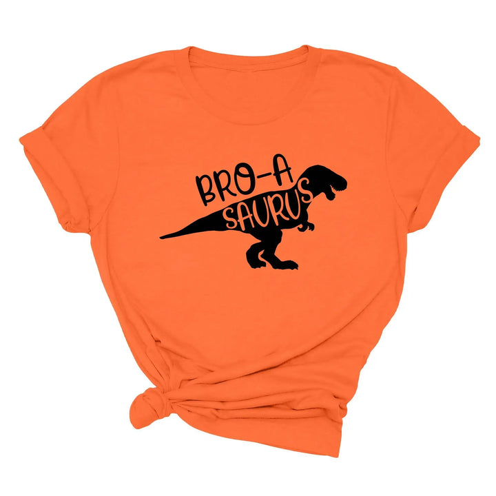 Bro A Saurus Shirt - Dinosaur Birthday Tee for Brother Shirtprintingcenter