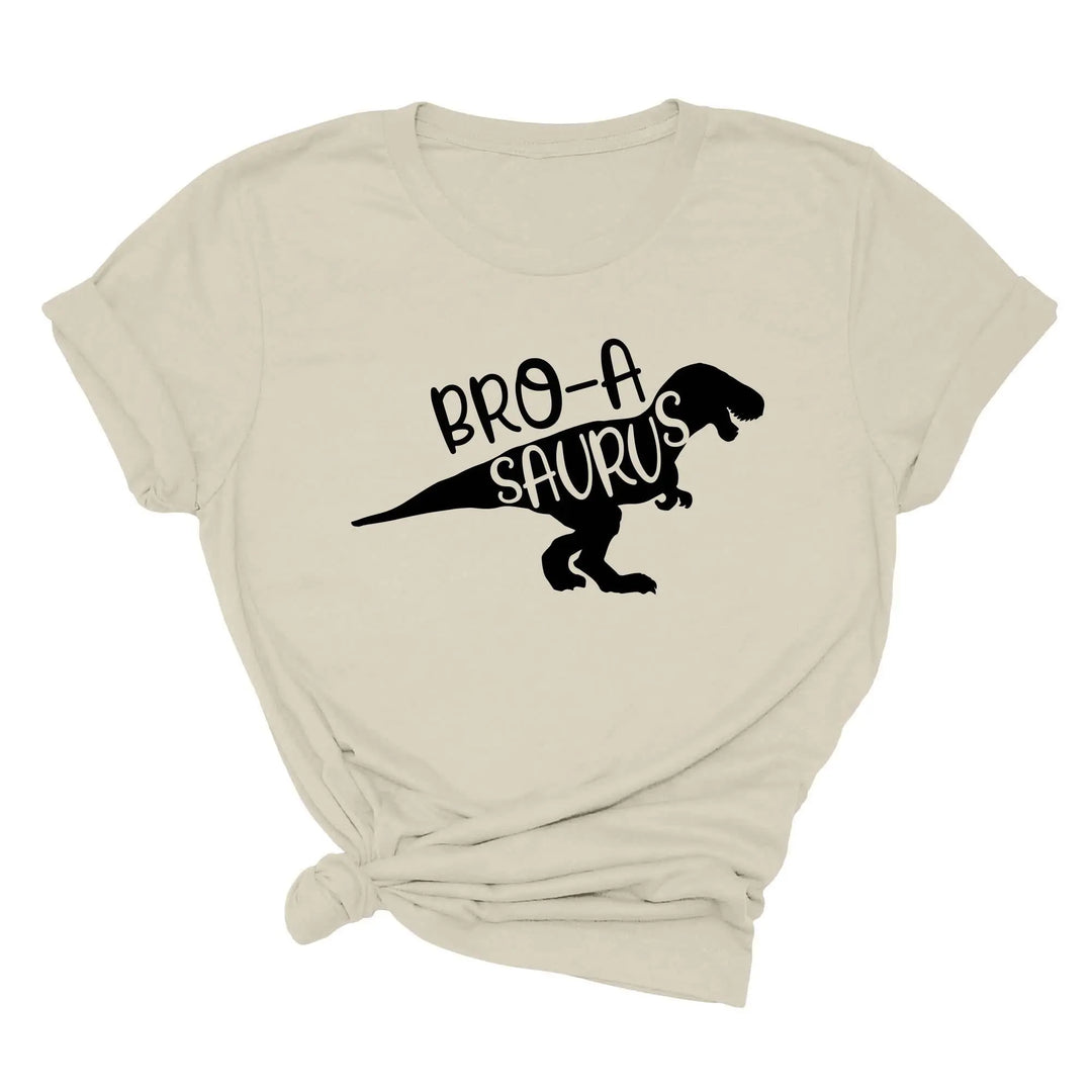 Bro A Saurus Shirt - Dinosaur Birthday Tee for Brother Shirtprintingcenter