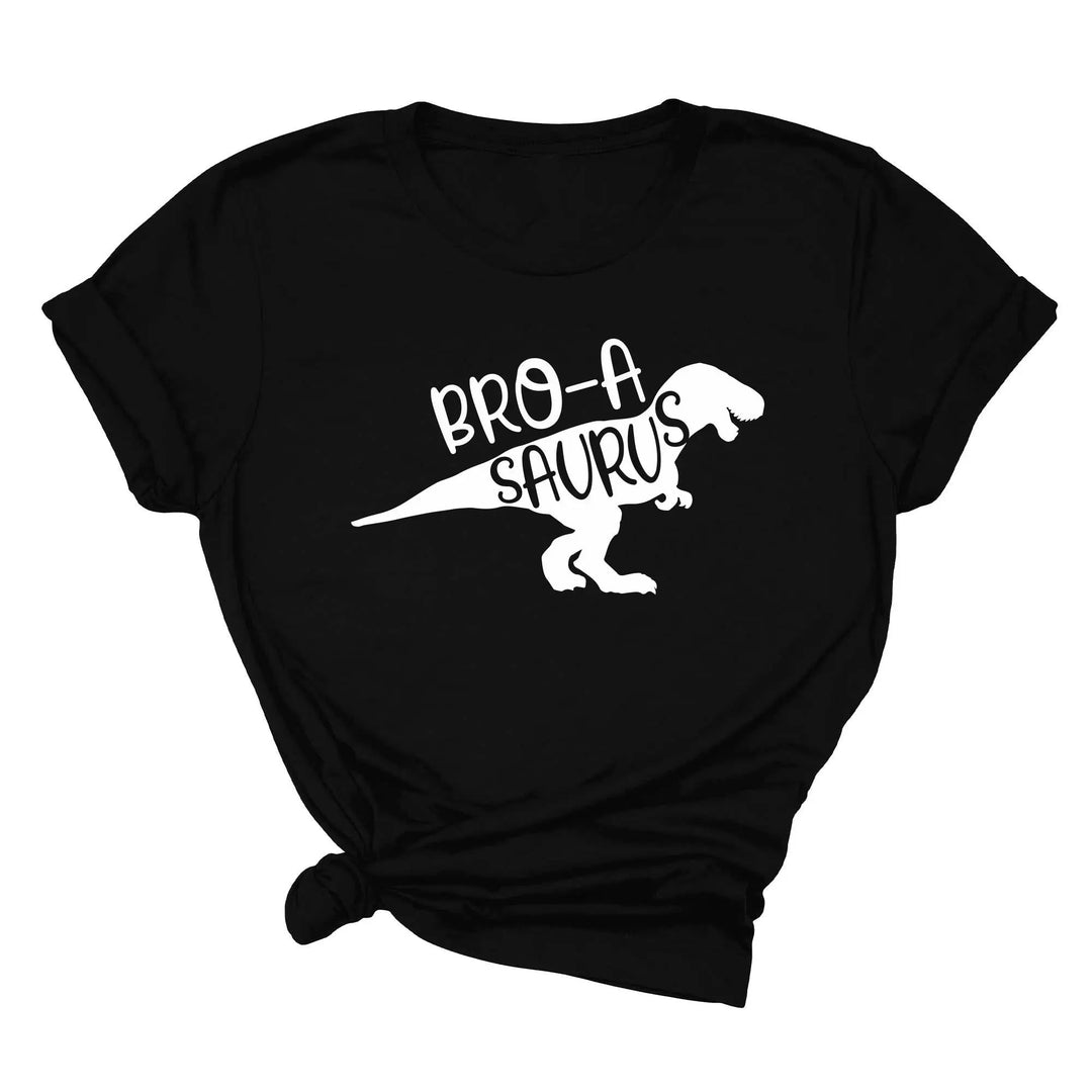 Bro A Saurus Shirt - Dinosaur Birthday Tee for Brother Shirtprintingcenter