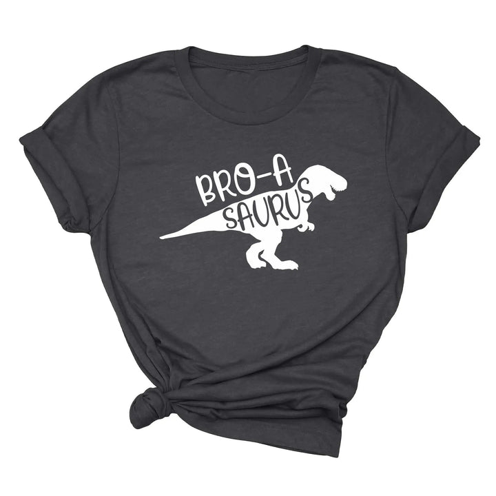 Bro A Saurus Shirt - Dinosaur Birthday Tee for Brother Shirtprintingcenter