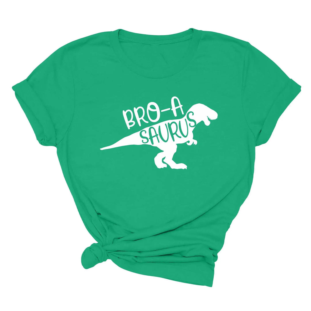 Bro A Saurus Shirt - Dinosaur Birthday Tee for Brother Shirtprintingcenter