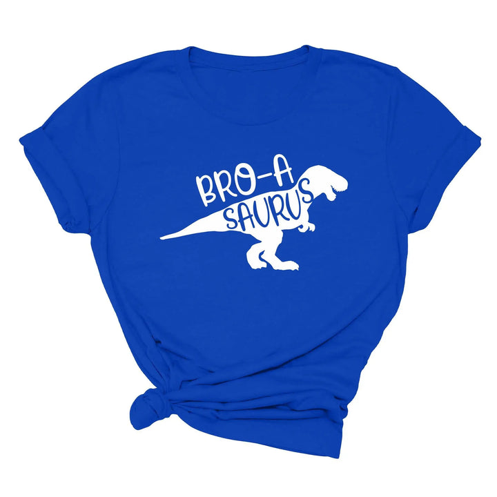Bro A Saurus Shirt - Dinosaur Birthday Tee for Brother Shirtprintingcenter