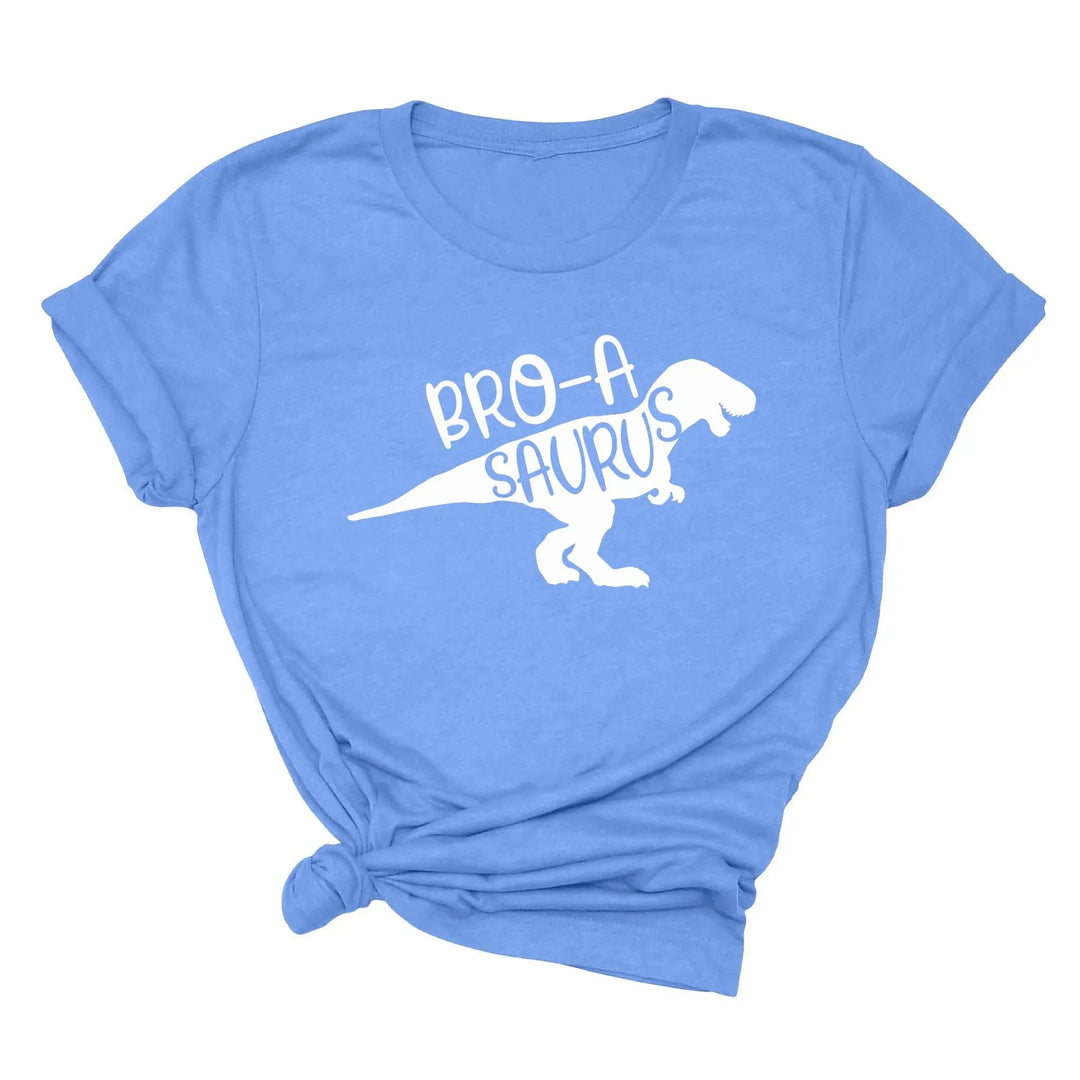 Bro A Saurus Shirt - Dinosaur Birthday Tee for Brother Shirtprintingcenter