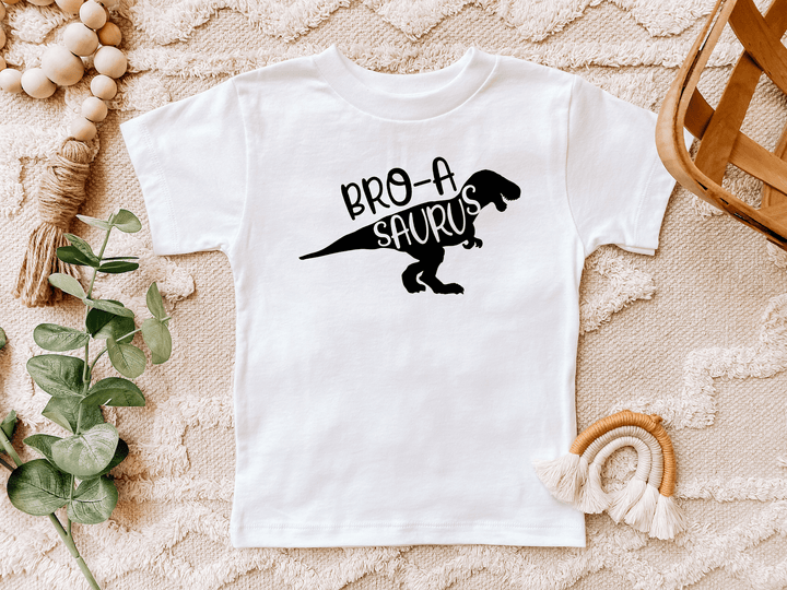 Bro A Saurus Shirt - Dinosaur Birthday Tee for Brother