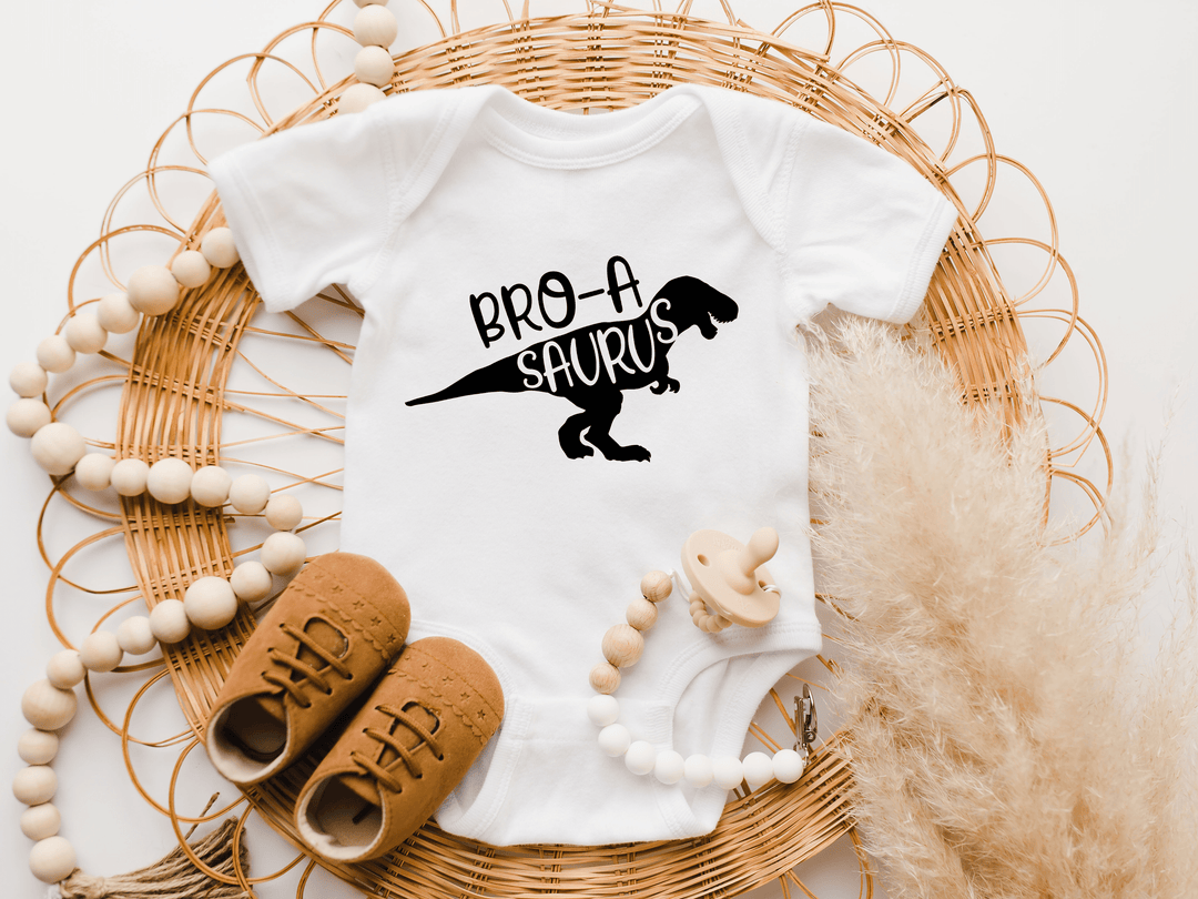 Bro A Saurus Shirt - Dinosaur Birthday Tee for Brother