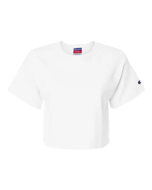 Champion Women's Heritage Jersey Crop T-Shirt - T453W Shirtprintingcenter