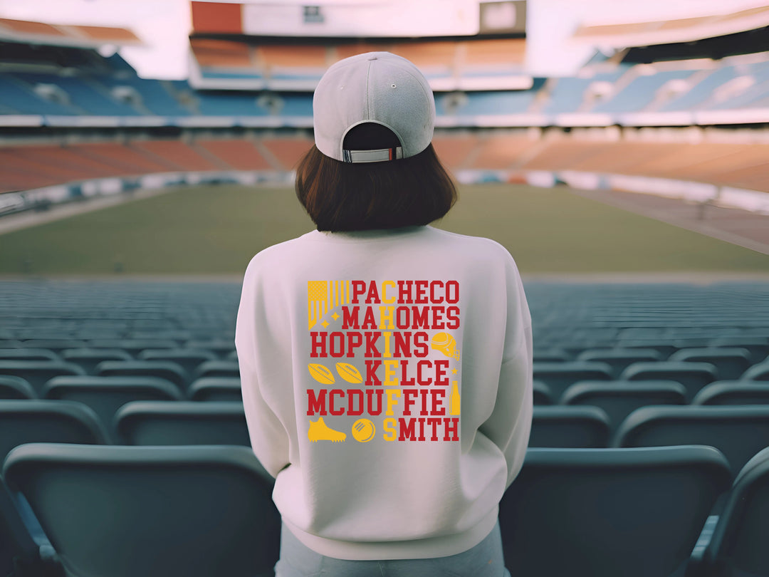 Transferencia de fútbol americano de los Chiefs, impresión de transferencia de fútbol americano de Kansas City