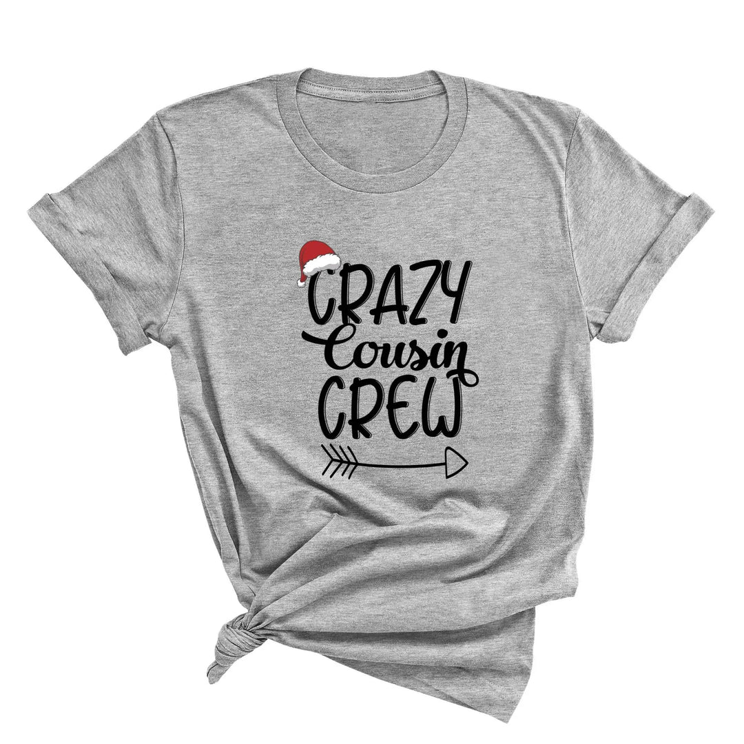 Christmas Crazy Cousin Crew Toddler Shirts | Matching Cousin Family Toddler Shirt Shirtprintingcenter