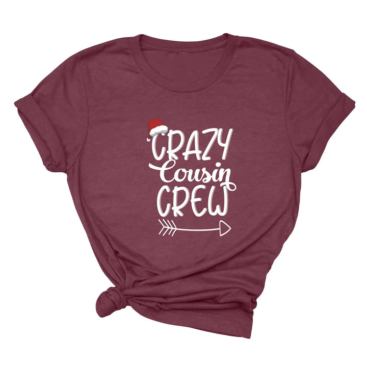 Christmas Crazy Cousin Crew Toddler Shirts | Matching Cousin Family Toddler Shirt Shirtprintingcenter