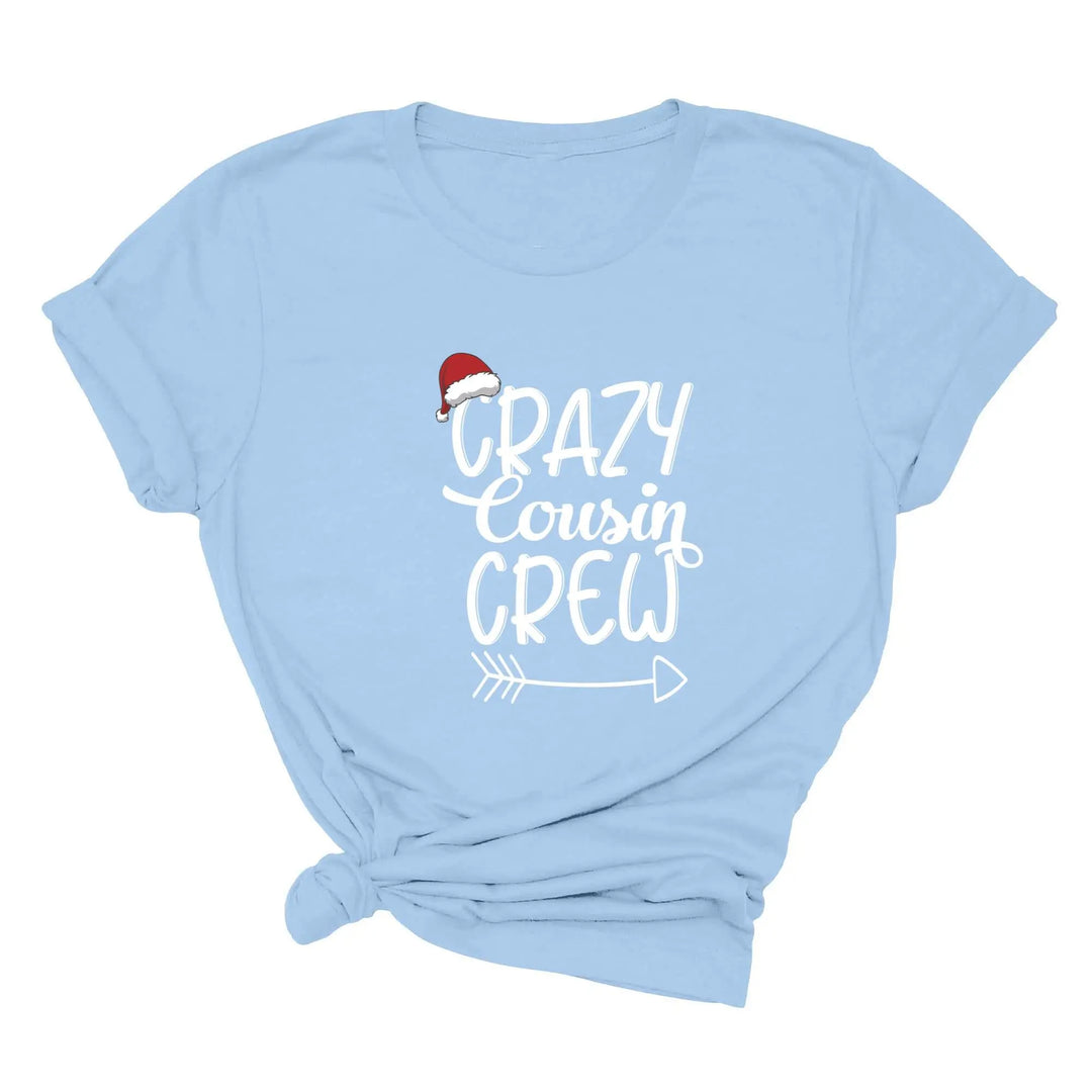 Christmas Crazy Cousin Crew Toddler Shirts | Matching Cousin Family Toddler Shirt Shirtprintingcenter