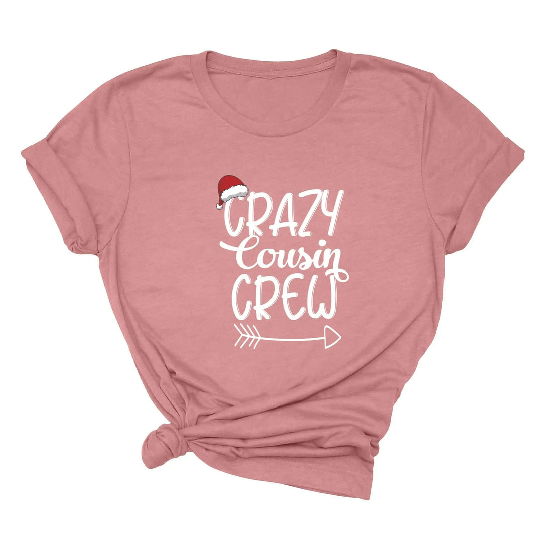 Christmas Crazy Cousin Crew Toddler Shirts | Matching Cousin Family Toddler Shirt Shirtprintingcenter