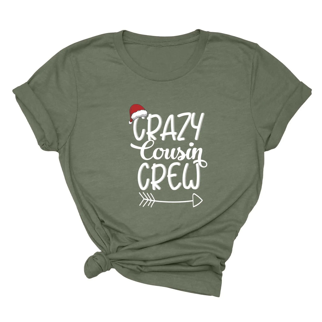 Christmas Crazy Cousin Crew Toddler Shirts | Matching Cousin Family Toddler Shirt Shirtprintingcenter