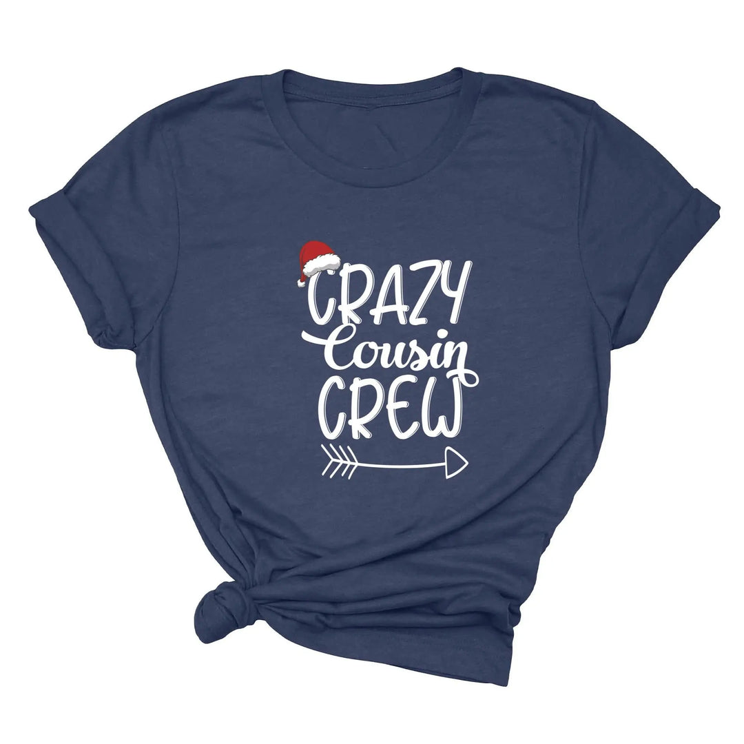Christmas Crazy Cousin Crew Toddler Shirts | Matching Cousin Family Toddler Shirt Shirtprintingcenter