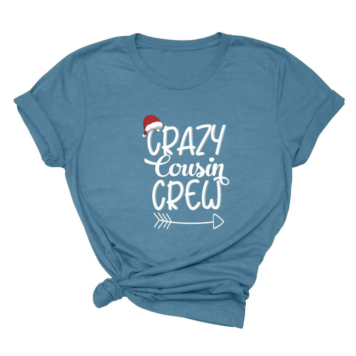 Christmas Crazy Cousin Crew Toddler Shirts | Matching Cousin Family Toddler Shirt Shirtprintingcenter