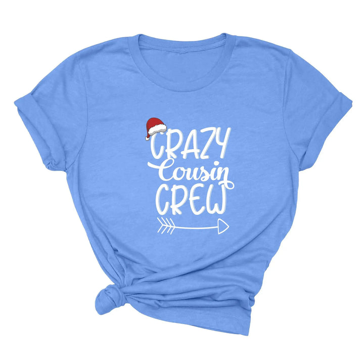 Christmas Crazy Cousin Crew Toddler Shirts | Matching Cousin Family Toddler Shirt Shirtprintingcenter