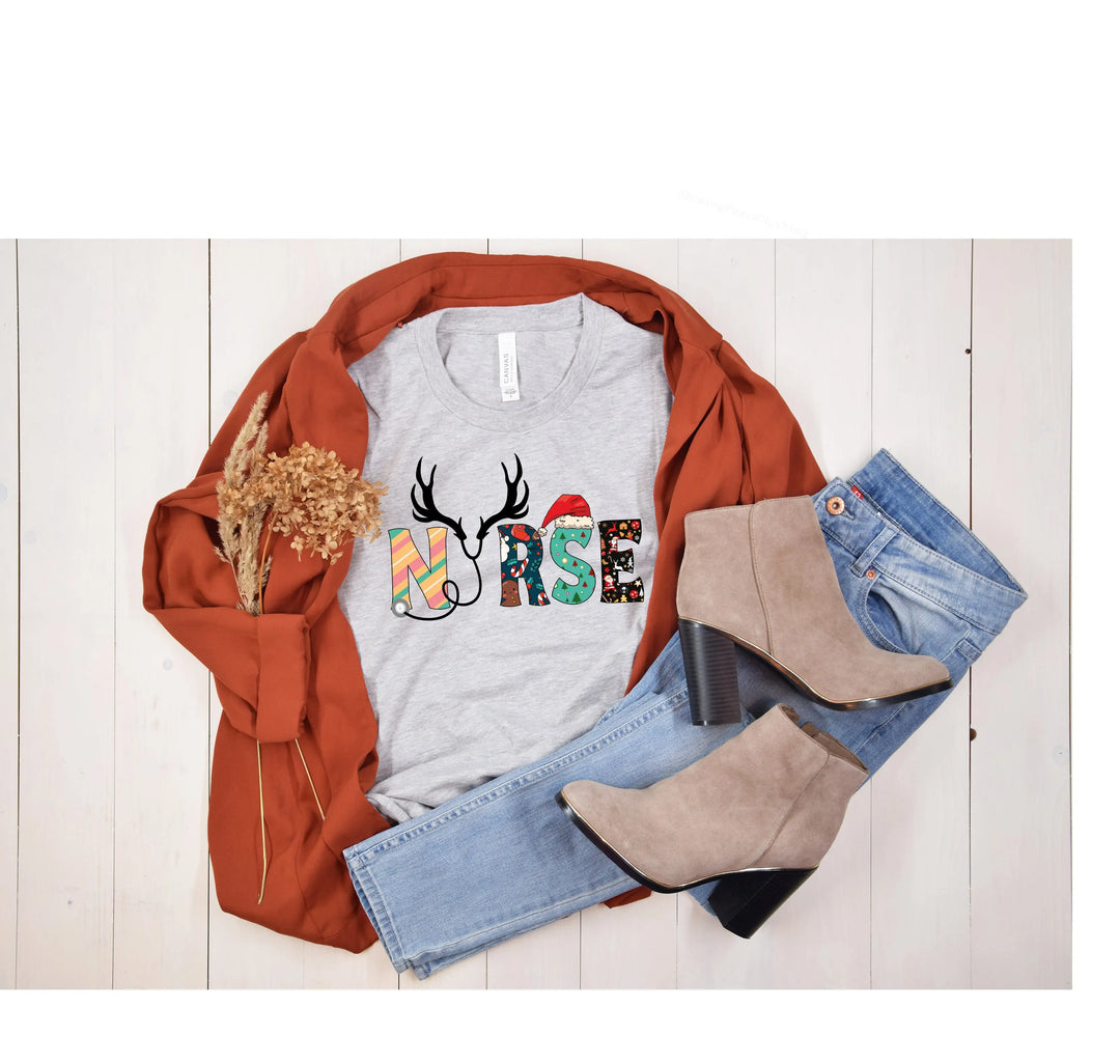 Christmas Nurse Shirt | Funny Nurse Life & Nurse Squad Tee Shirtprintingcenter