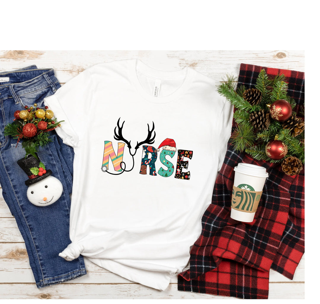 Christmas Nurse Shirt | Funny Nurse Life & Nurse Squad Tee Shirtprintingcenter