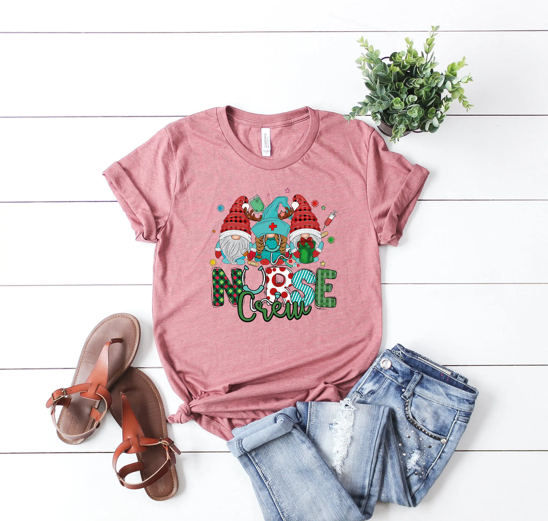 Christmas Nursing Shirt | Nurse Gnome Shirt | Nurse Crew Shirt Shirtprintingcenter