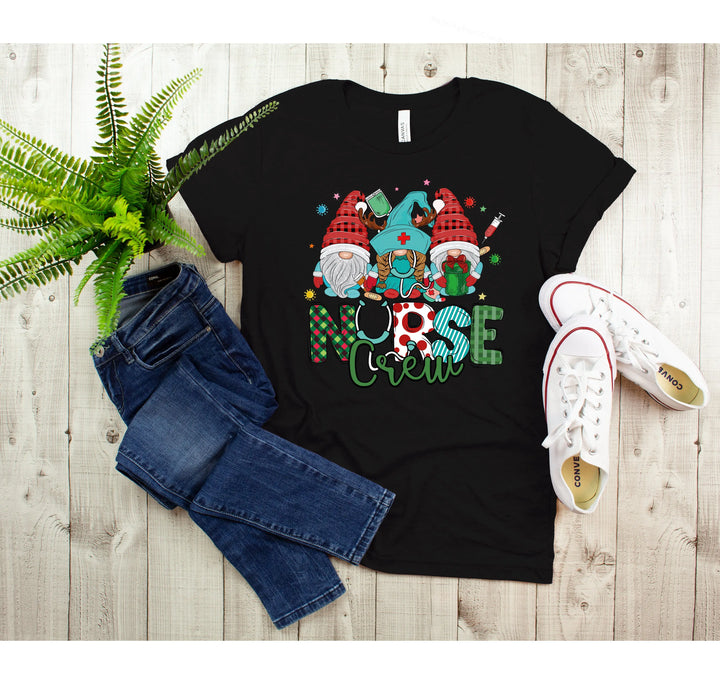 Christmas Nursing Shirt | Nurse Gnome Shirt | Nurse Crew Shirt Shirtprintingcenter