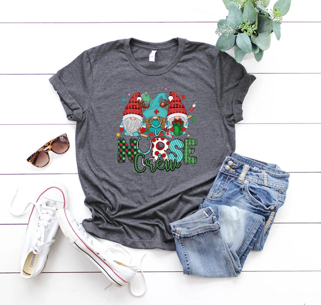 Christmas Nursing Shirt | Nurse Gnome Shirt | Nurse Crew Shirt Shirtprintingcenter