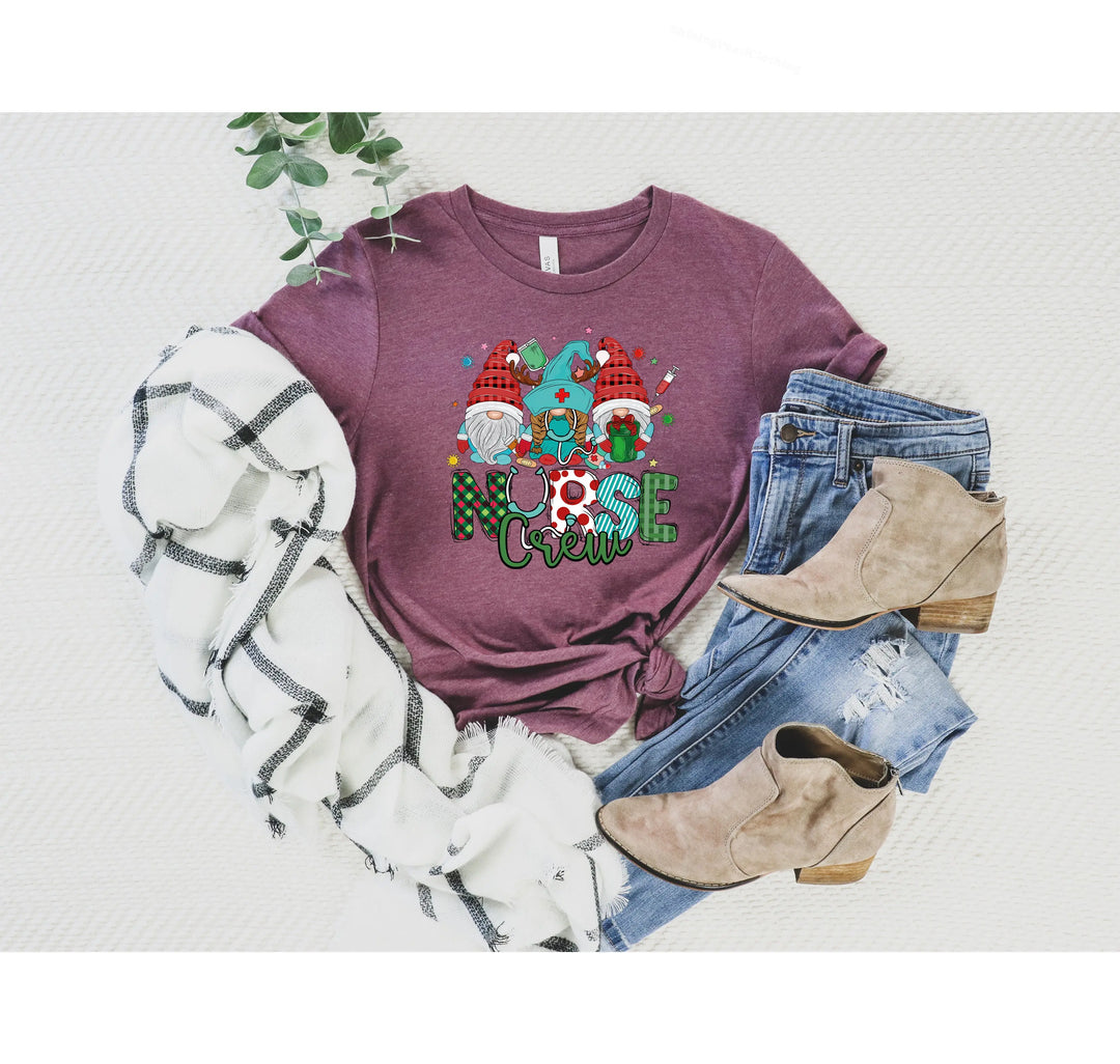 Christmas Nursing Shirt | Nurse Gnome Shirt | Nurse Crew Shirt Shirtprintingcenter