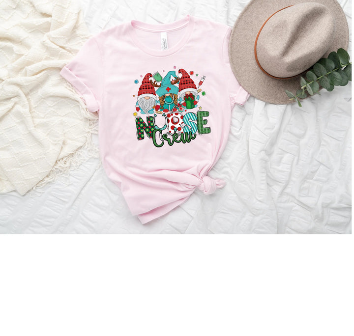 Christmas Nursing Shirt | Nurse Gnome Shirt | Nurse Crew Shirt Shirtprintingcenter