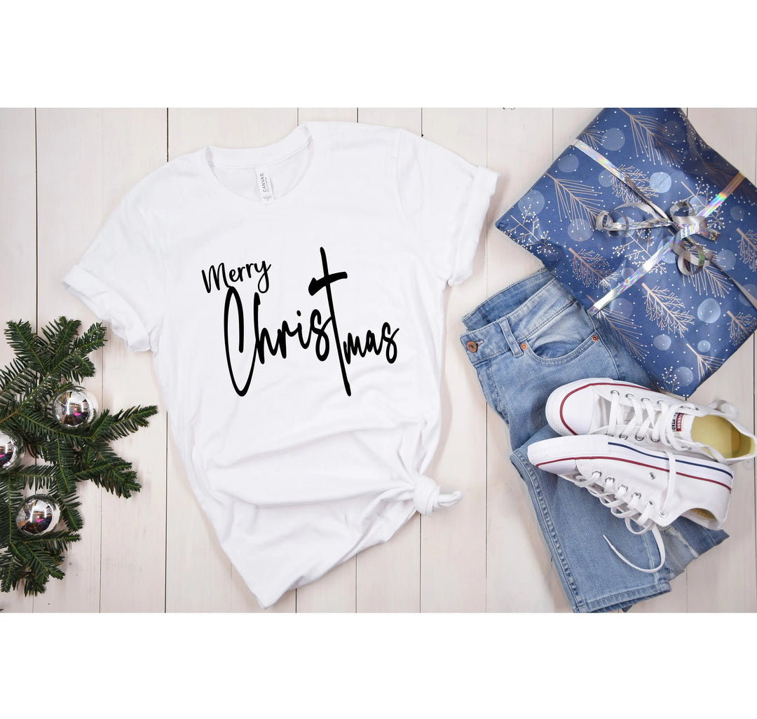 Christmas T-shirt | Christ Mas Christian Christmas Shirt Shirtprintingcenter