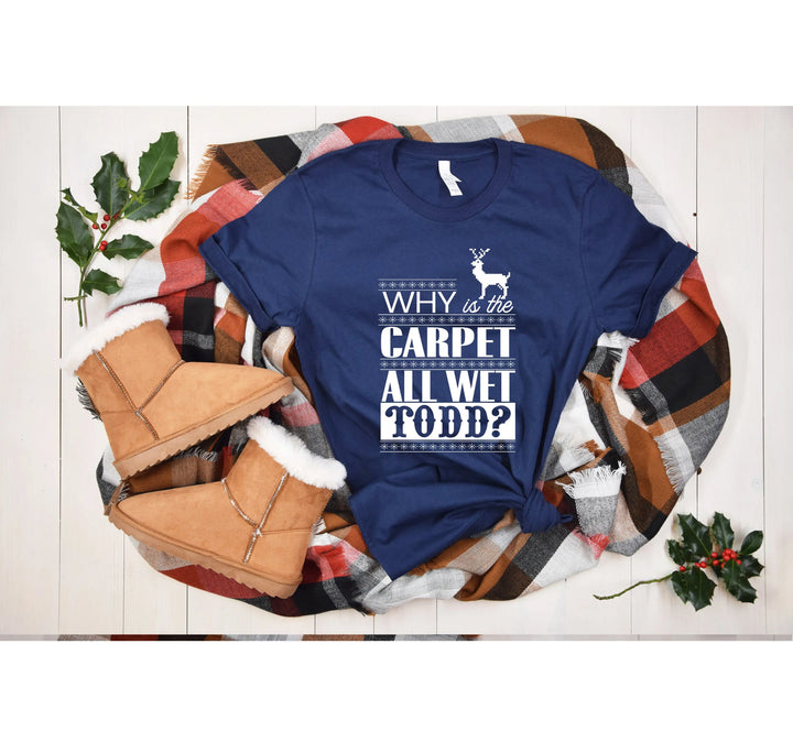 Christmas Vacation Todd and Margo Shirt | Funny Holiday Couple Tee Shirtprintingcenter